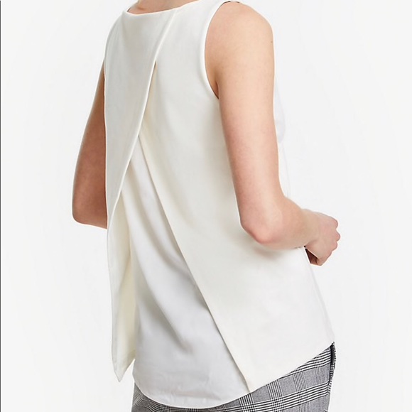 Ann Taylor Tops - Ann Taylor Ponte Split Back Shell